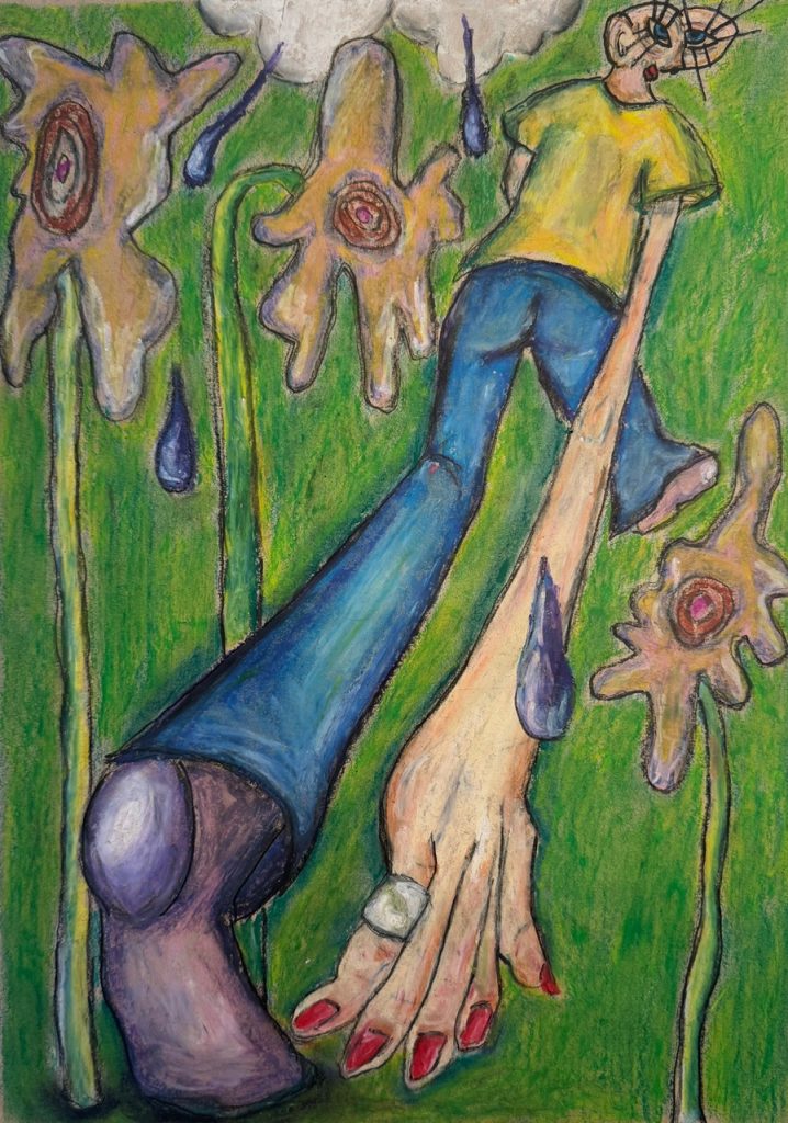 "my grass is greener" Maja/@gallerymjk 