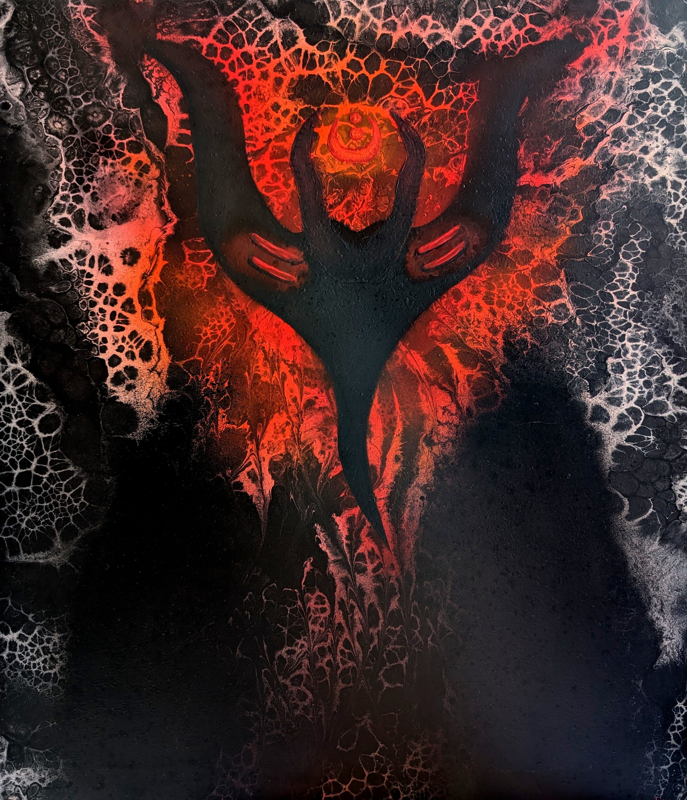 "Silent observer" by Tereza Vodáková 2025 60 x 70 cm