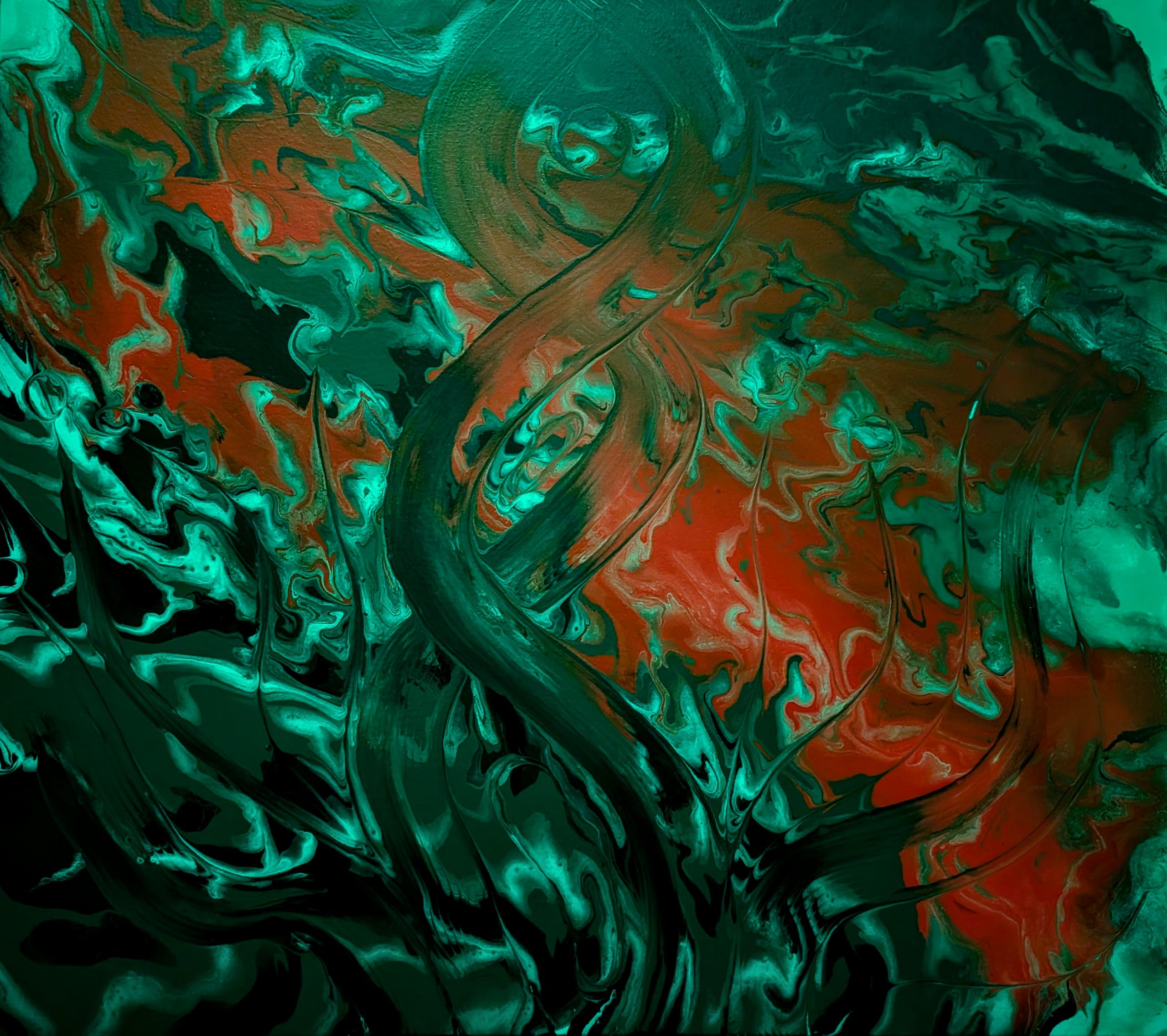 Anderes Licht, neues Gemälde: "The world is ending" by Tereza Vodáková  2024